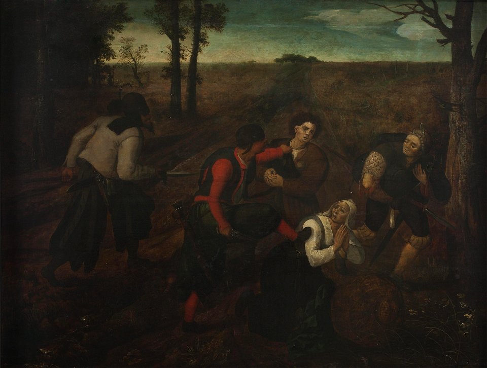 Pieter Brueghel (II) - Peasants being attacked by bandits