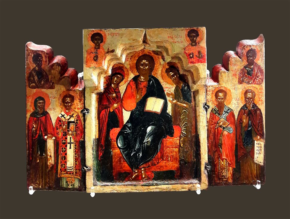 Crete Deesis and saints 01