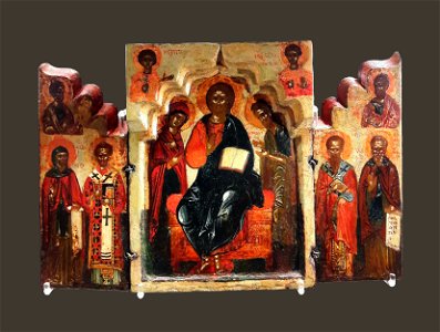 Crete Deesis and saints 01
