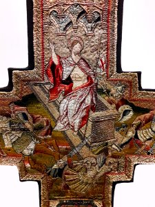 Netherlands Embroidery from liturgical vestments (detail) 01