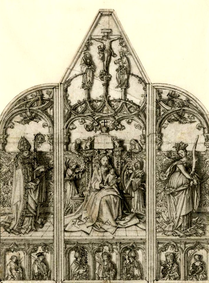 Holbein the Elder Altar design for the Augsburg Cathedral