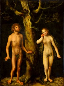 Cranach the Elder Adam and Eve
