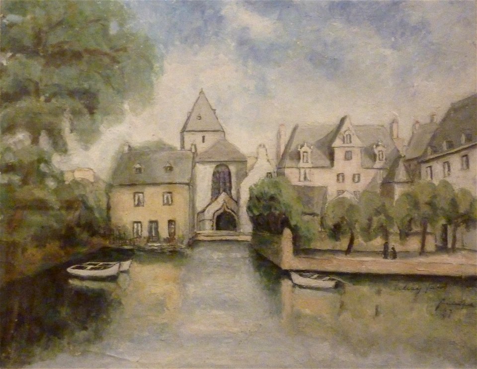 151 Max Jacob L'église de Locmaria