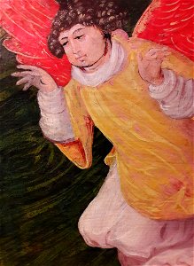 Lesser Poland Altar predella with the Veil of Veronica (detail) 03