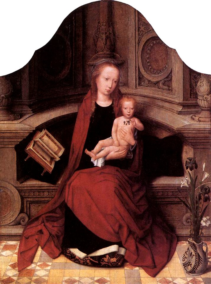 Adriaen Isenbrant - Virgin and Child Enthroned - WGA11880