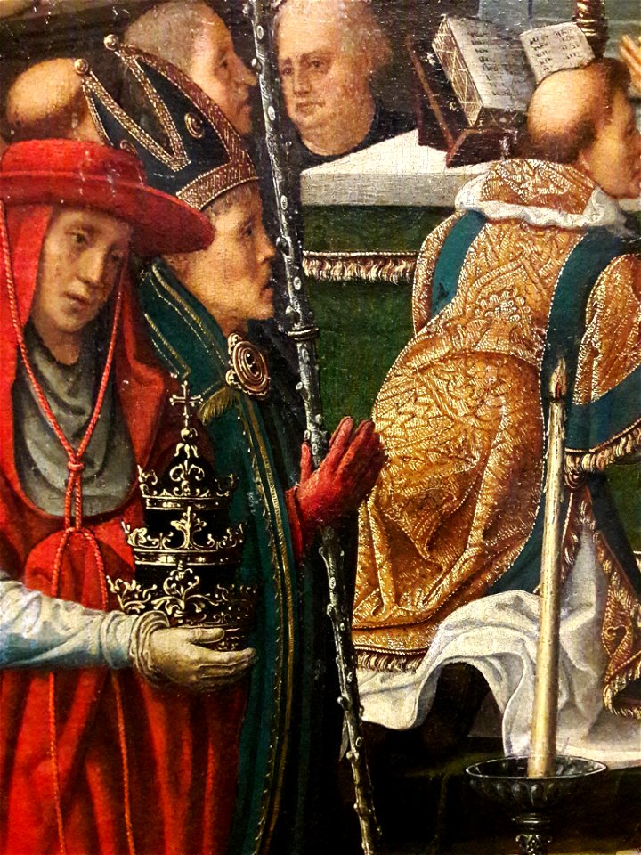 Meckenem Mass of Saint Gregory (detail) 01