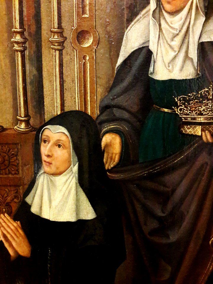 Meckenem Mass of Saint Gregory (detail) 04