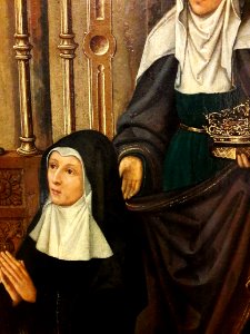 Meckenem Mass of Saint Gregory (detail) 04