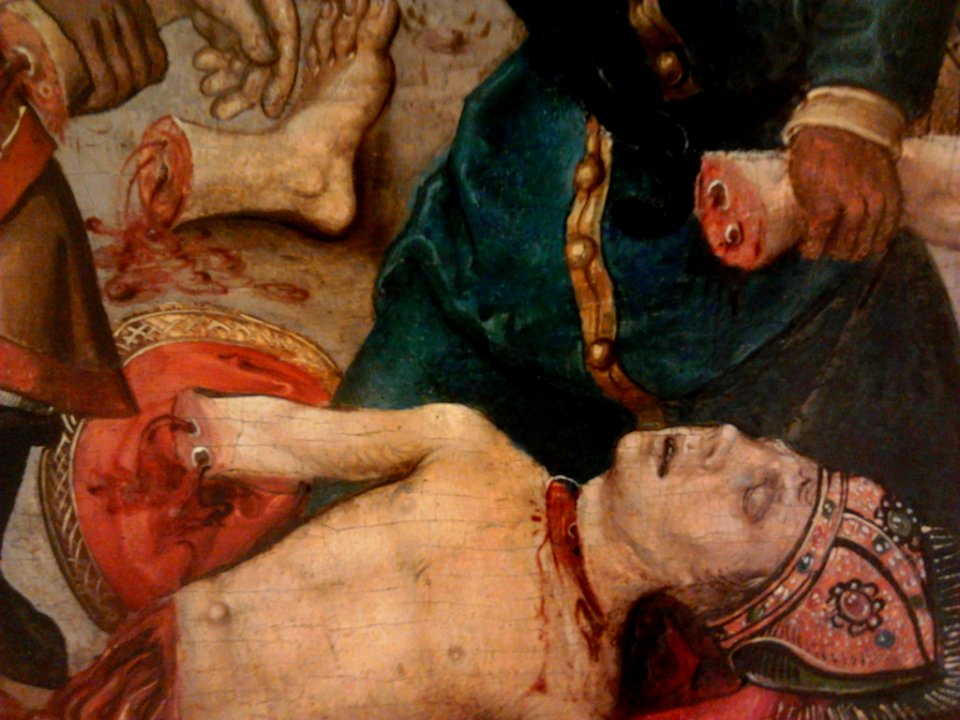 Poznań Slashing the body of Saint Stanislaus (detail) 01