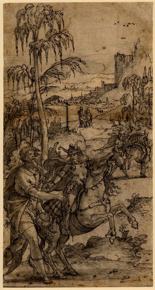 Pieter Coeck van Aelst - Incident in the legend of St Christopher