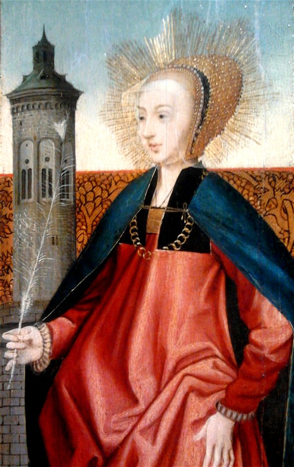 Oostsanen Saint Barbara (detail)