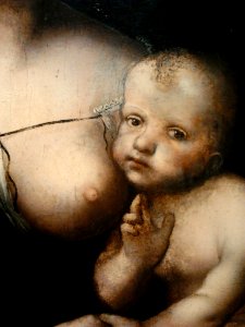 Luini Madonna and Child (detail)
