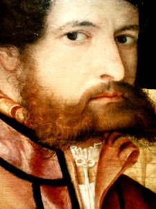 Schöpfer the Elder Portrait of a man (detail)