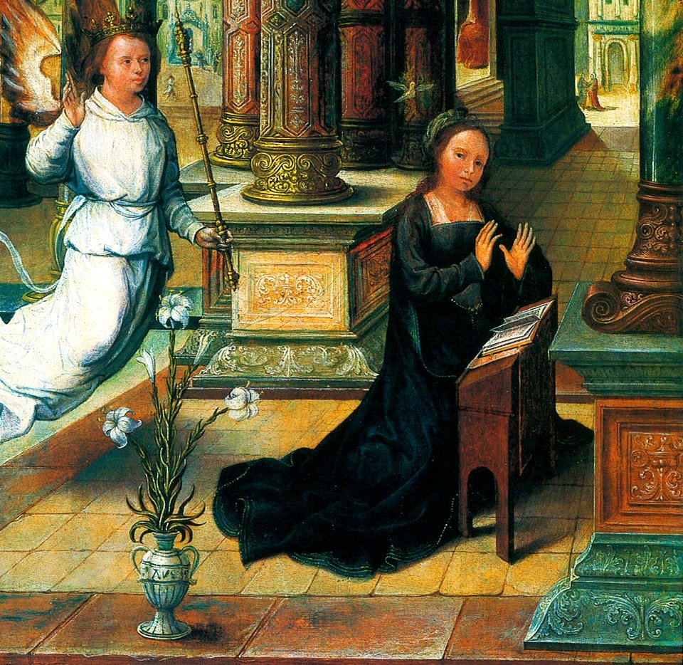 Antwerp Annunciation (detail)
