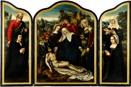 Ambrosius Benson - Tryptich of the lamentation