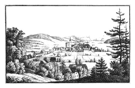 153 Köflach - gez. Mandl - J.F.Kaiser Lithografirte Ansichten der Steiermark 1830