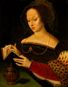 Ambrosius Benson - Penitent Magdalen. Free illustration for personal and commercial use.