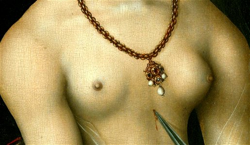Cranach Lucretia (detail)