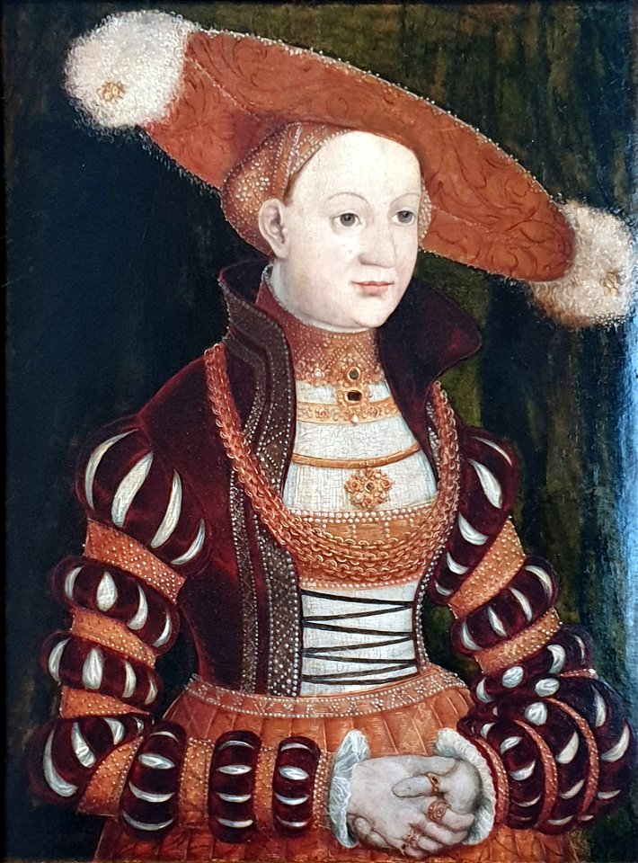 1535 Cranach d.Ä. Kurprinzessin Magdalene von Brandenburg Jagdschloss Grunewald anagoria