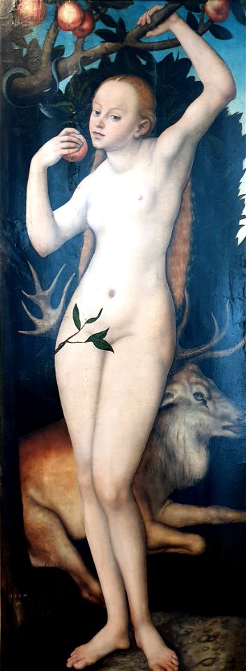 1537 Cranach d.Ä. Eva Jagdschloss Grunewald anagoria.
