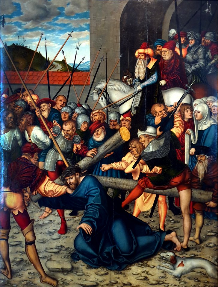 1537 Cranach d.Ä. Kreuztragung Jagdschloss Grunewald anagoria