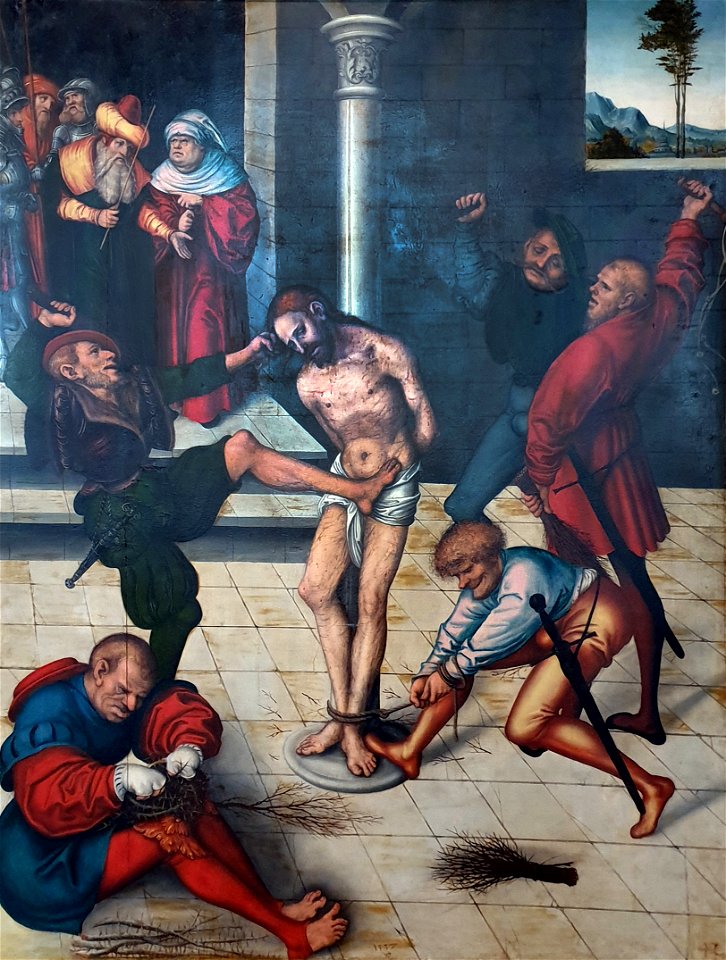 1537 Cranach d.Ä. Geißelung Christi Jagdschloss Grunewald anagoria