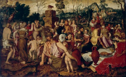 Pieter Pourbus - The Golden Calf