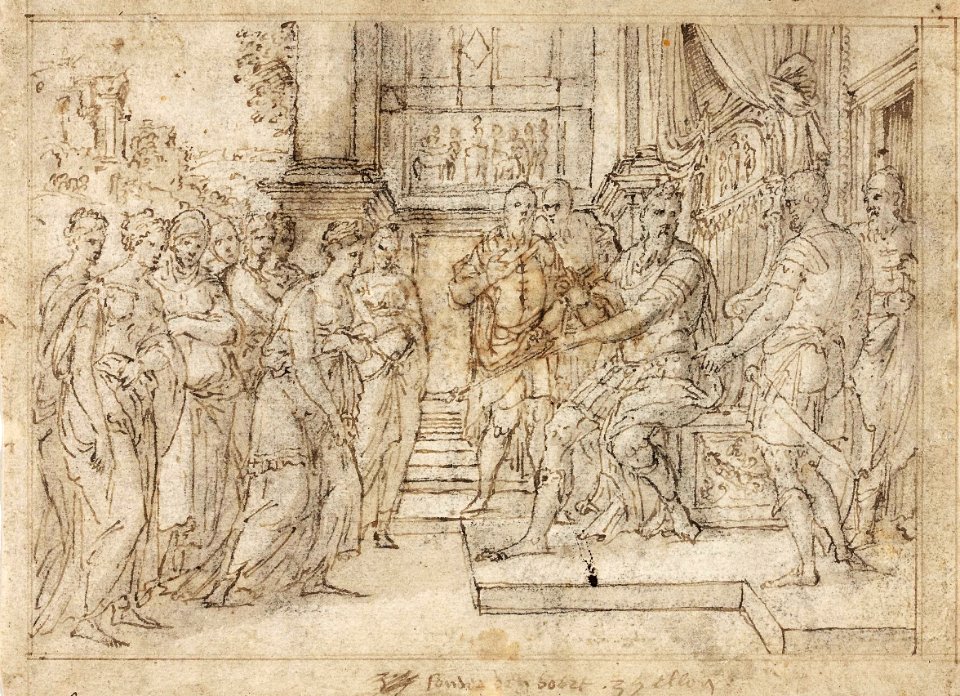 Coecke van Aelst Esther before Ahasuerus