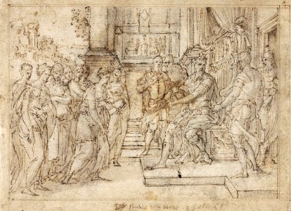 Coecke van Aelst Esther before Ahasuerus
