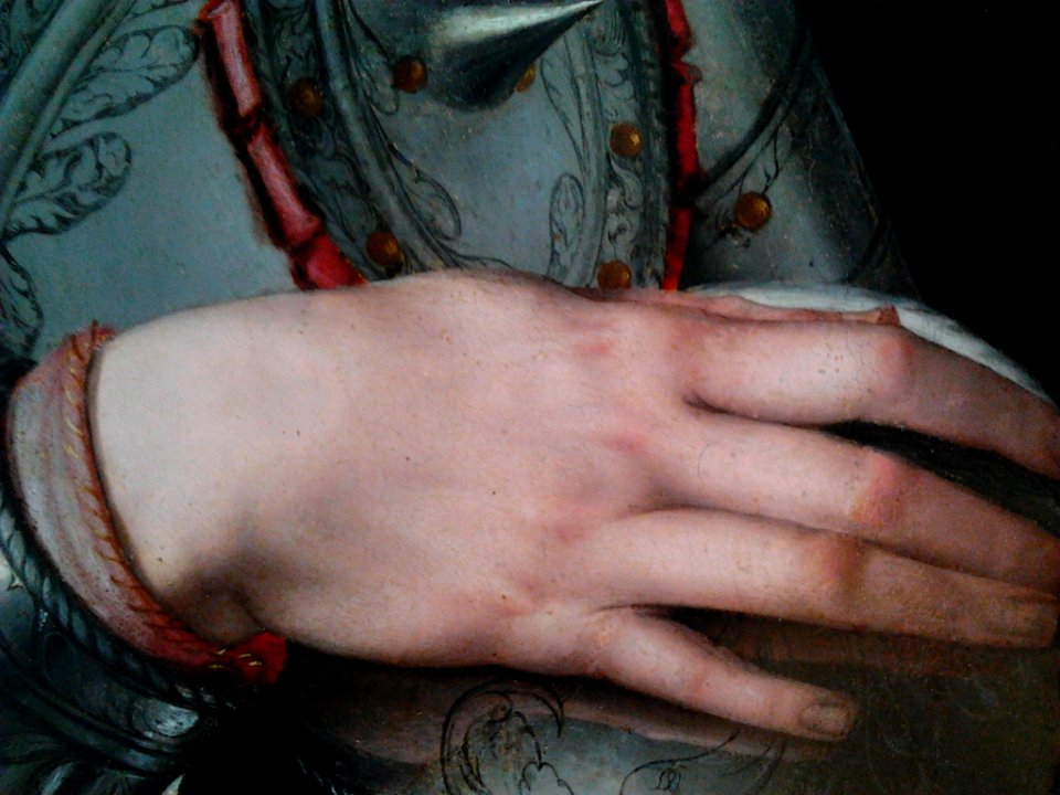 Bronzino Cosimo de' Medici (detail) 07
