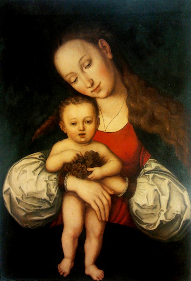 Cranach the Younger Virgin and Child