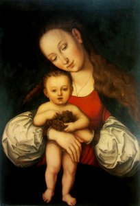 Cranach the Younger Virgin and Child