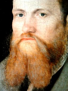Cranach the Younger Portrait of a bearded man (detail)