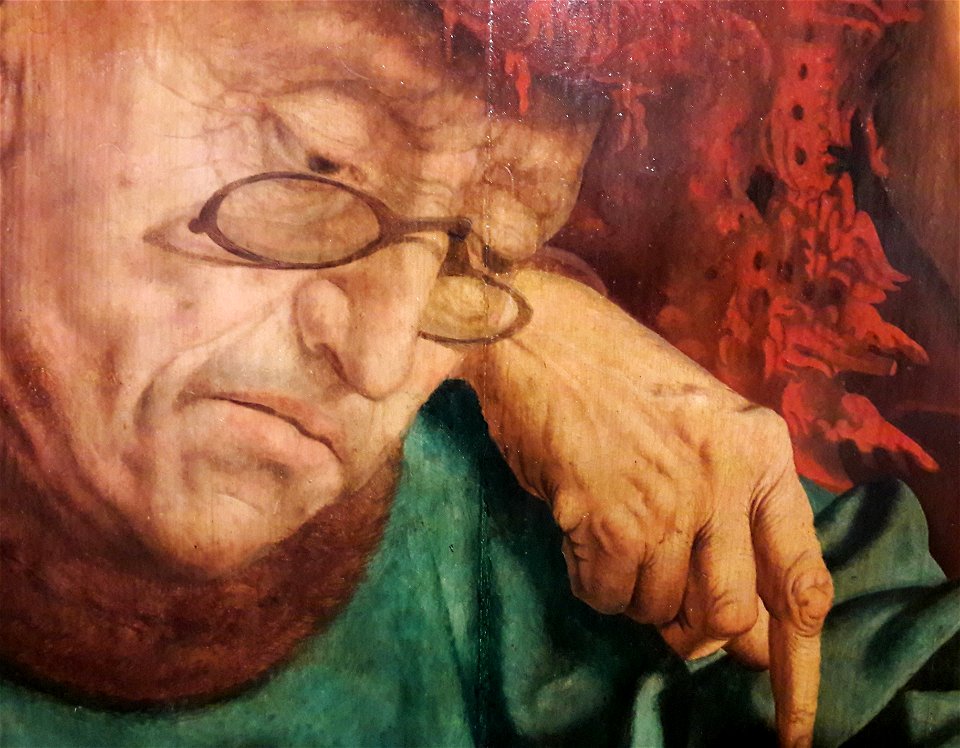 Reymerswaele Two tax collectors (detail) 07