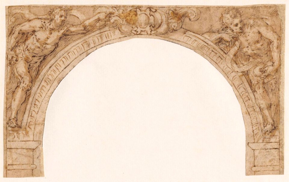Luini Arch with figural decoration