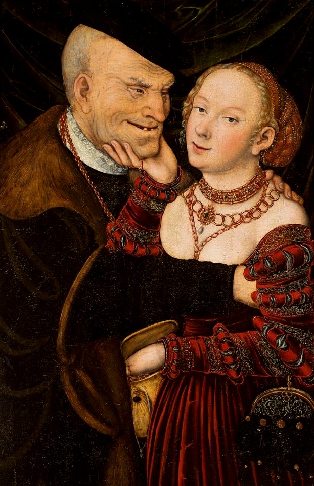 Cranach Ill-matched couple