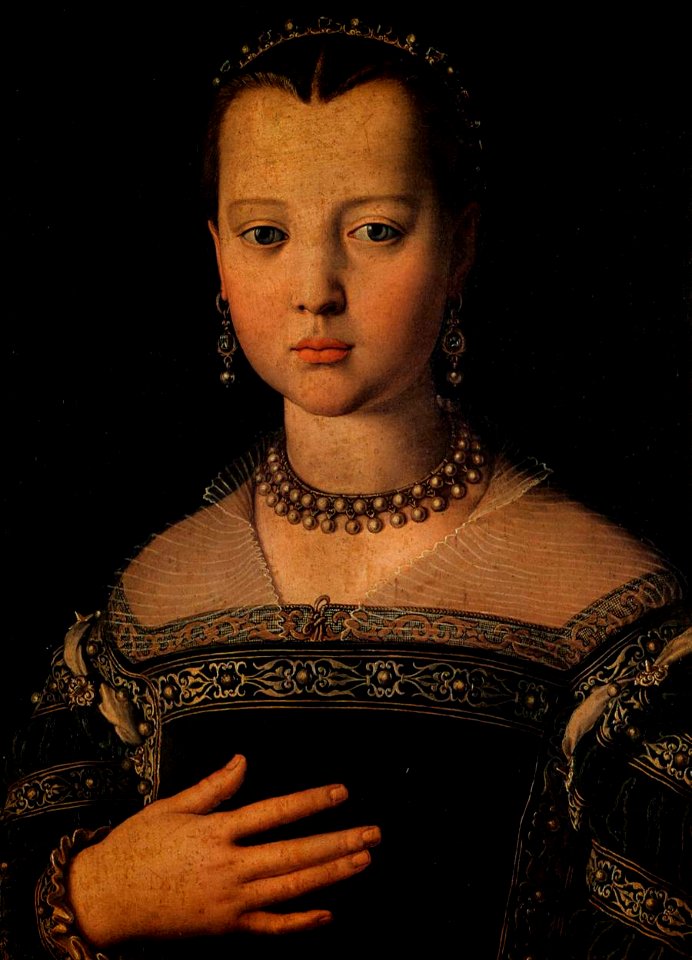 Angelo Bronzino - Portrait of Maria de' Medici - WGA3257