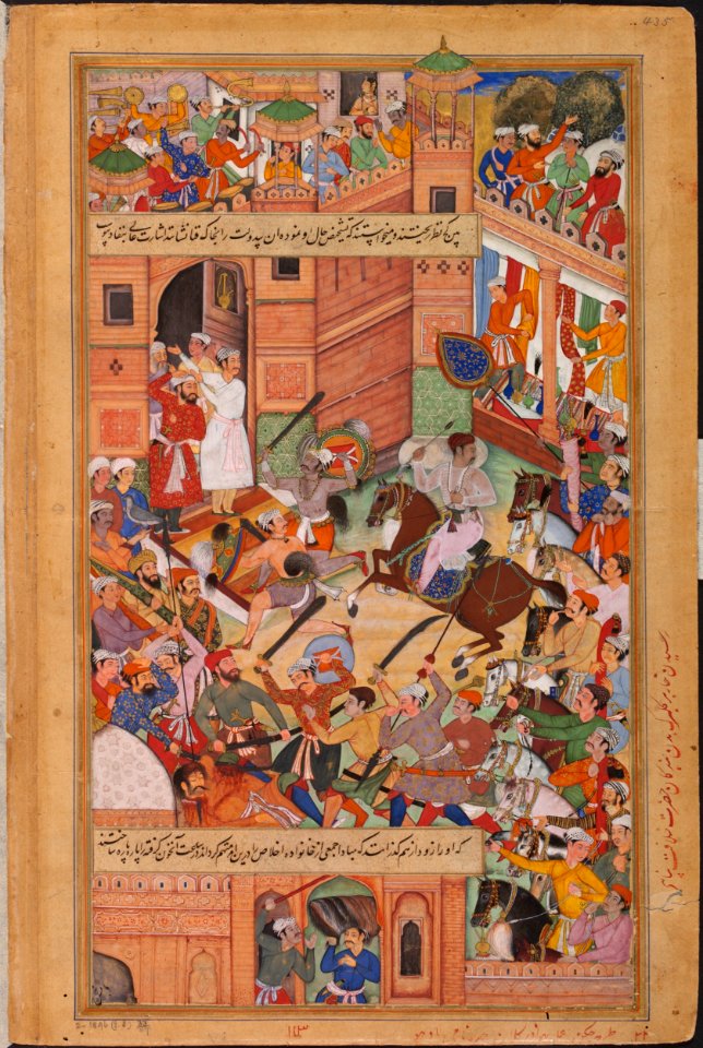 1564-An Attempt on Akbar's Life-Akbarnama