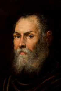 Tintoretto Venetian admiral (detail) 01