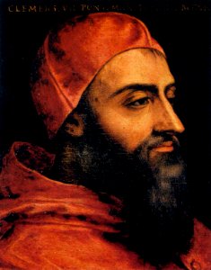 Portrait of Pope Clement VII (by Bronzino)