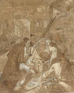 Joos van Winghe - The birth of Christ
