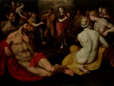 Frans Floris - The judgment of Midas