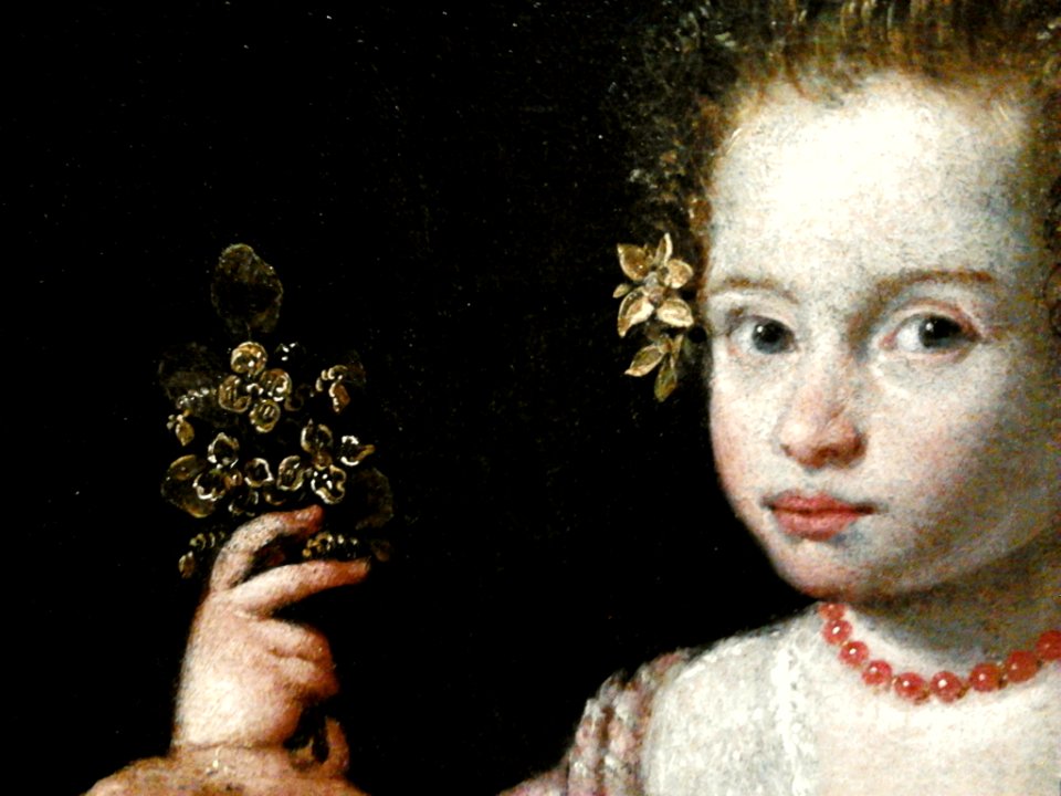Anguissola A man with his daughter (detail)