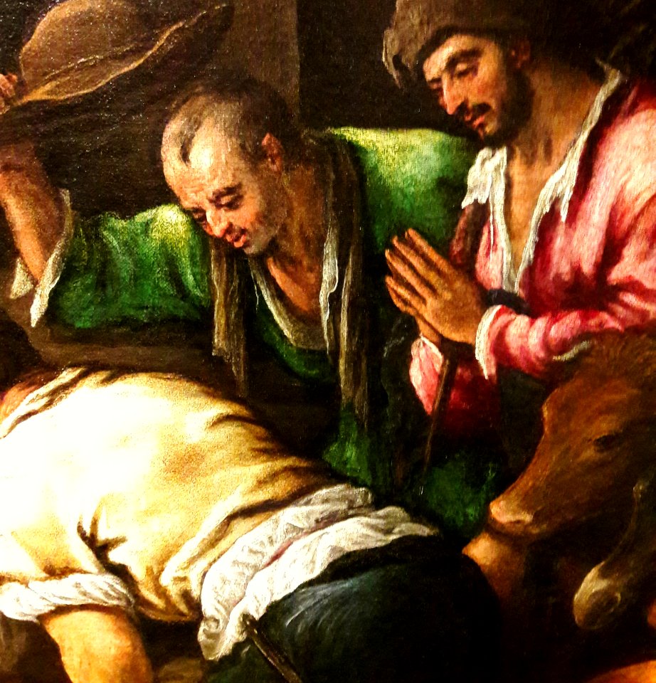 Bassano Adoration of the shepherds (detail) 02