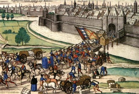 1577, Maastricht, vertrek Spaanse troepen