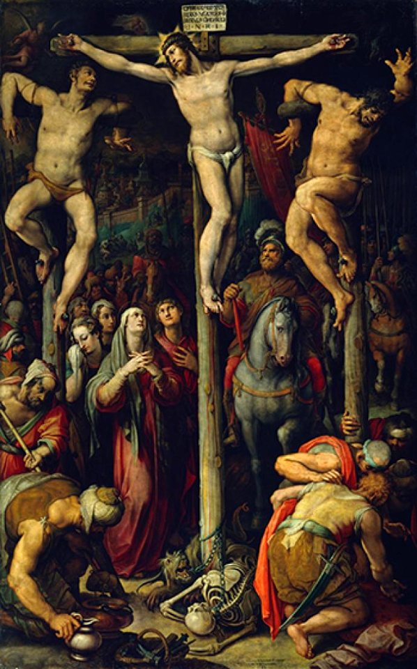 Stradanus - The crucifixion