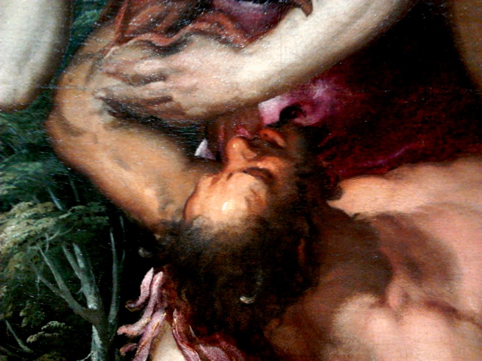 Caliari Apollo flaying Marsyas (detail)