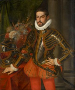 Martino Rota, , Schloss Ambras Innsbruck - Erzherzog Maximilian III. (1558-1618) im Harnisch, Kniestück - GG 1063 - Kunsthistorisches Museum