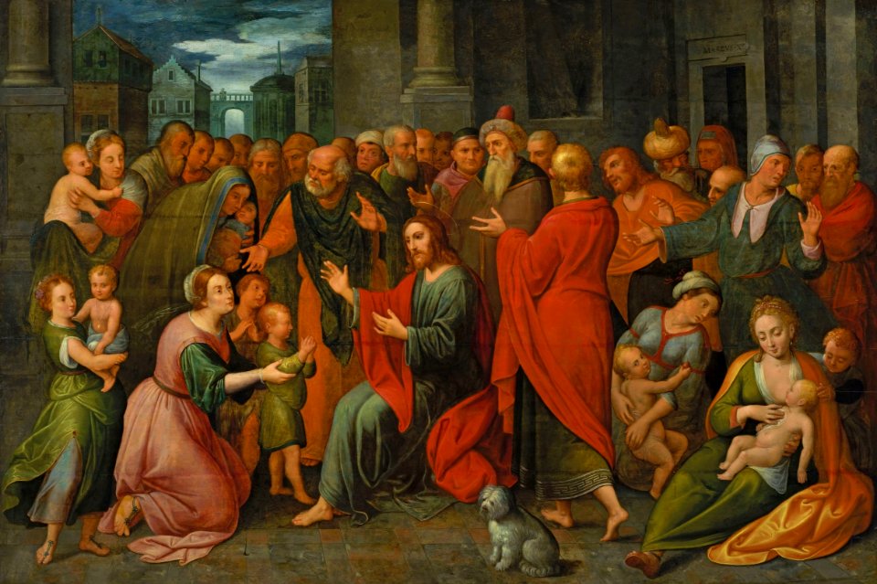 Noort Christ among children
