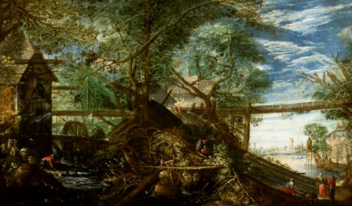 Stevens Landscape with a mill